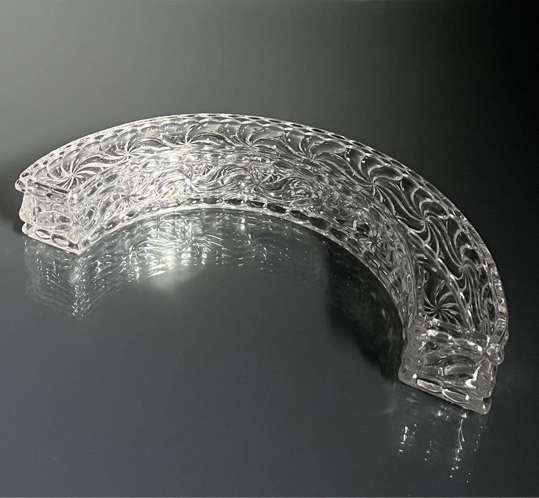 BACCARAT バカラ /※大型センターピース　29cm×15cm 花器　薔薇