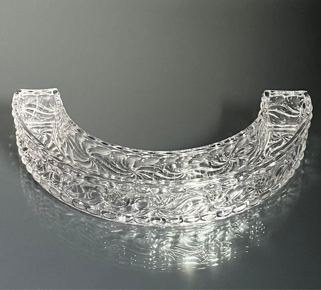 BACCARAT バカラ /※大型センターピース　29cm×15cm 花器　薔薇