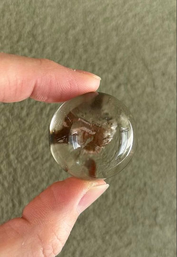 黄鉄鉱 パイライトインクォーツ 丸玉 スフィア