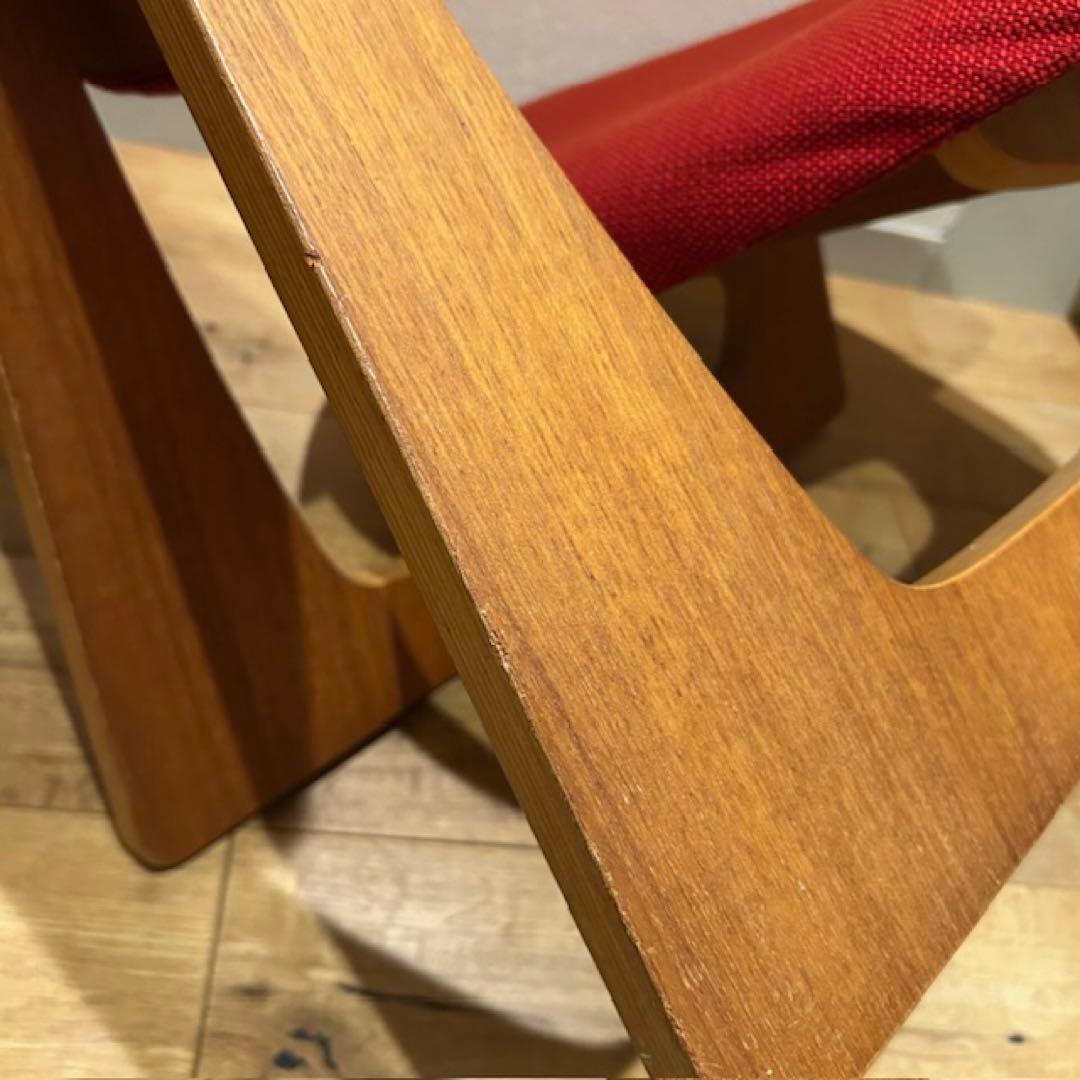 天童木工　長大作　低座椅子　チーク材