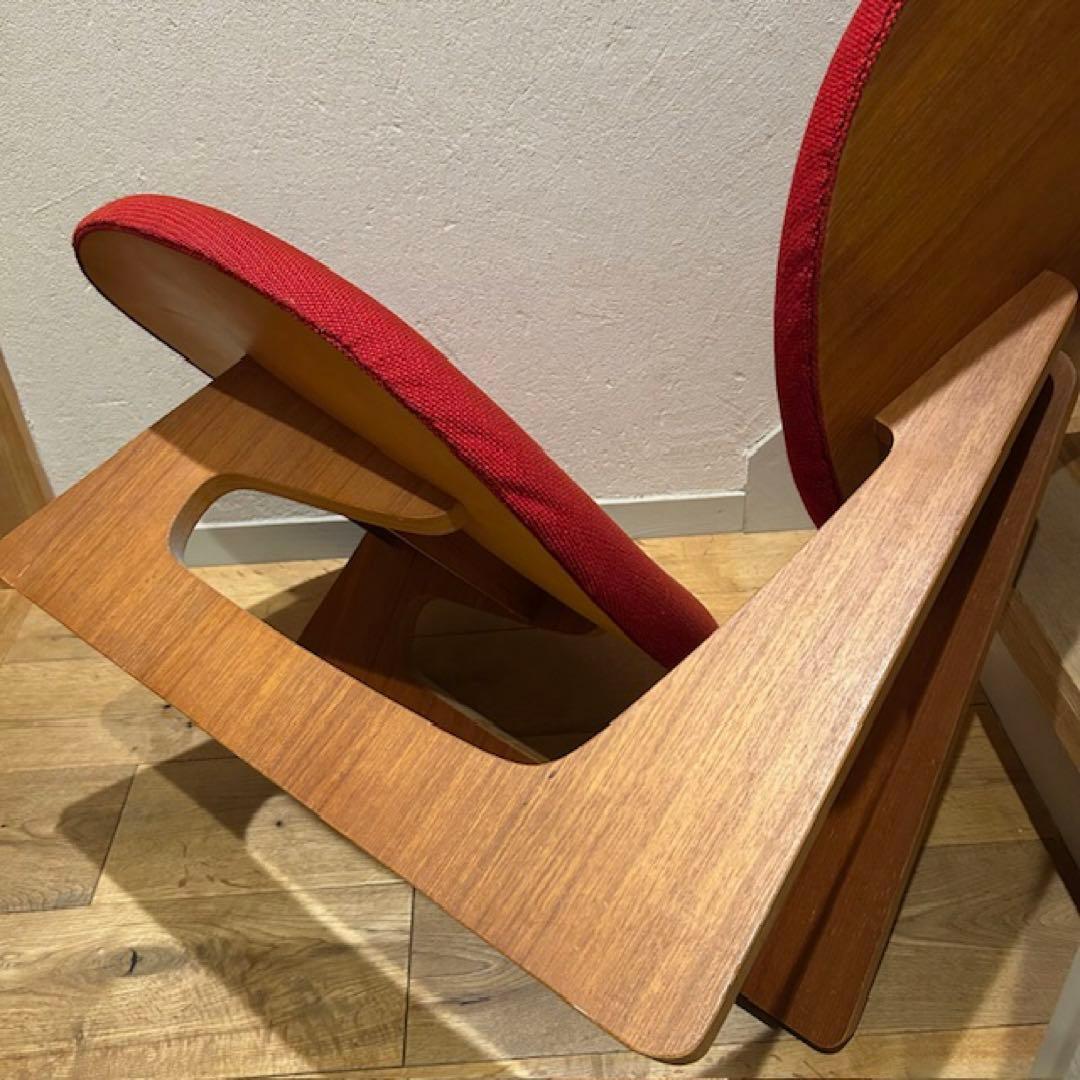 天童木工　長大作　低座椅子　チーク材