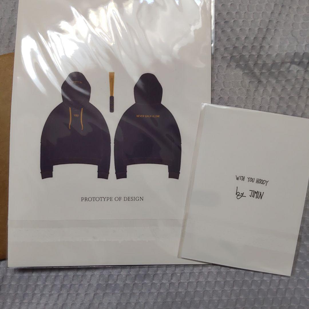 未使用 BTS JIMIN ジミン アーティストメイド フーディー L