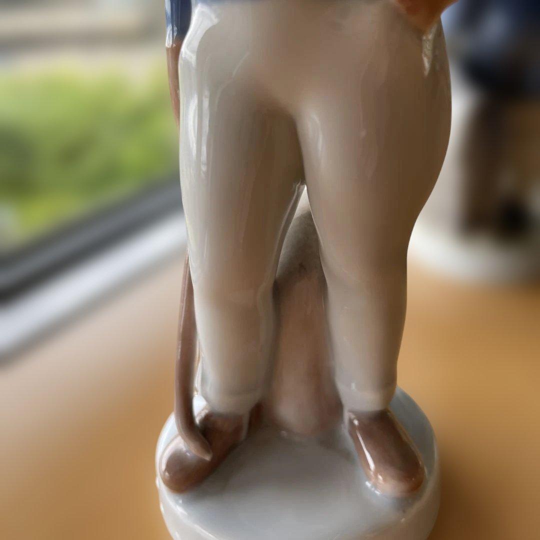   ロイヤルコペンハーゲン女の子男の子2体セット