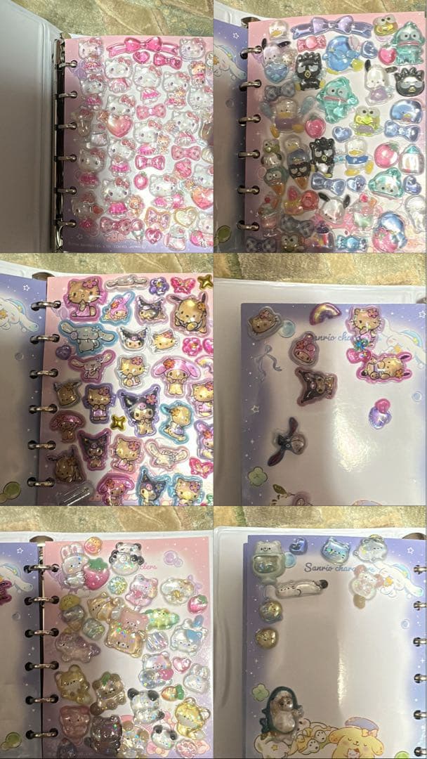 ボンボンドロップシール シール帳 シールまとめ売り 18点