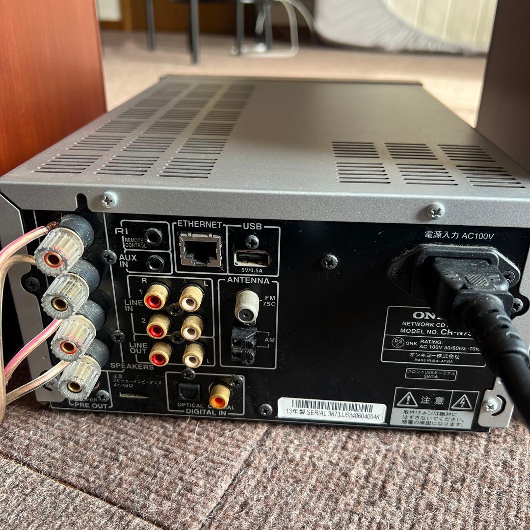 ONKYO CDレシーバー CR-N755 & スピーカー D-55EX セット