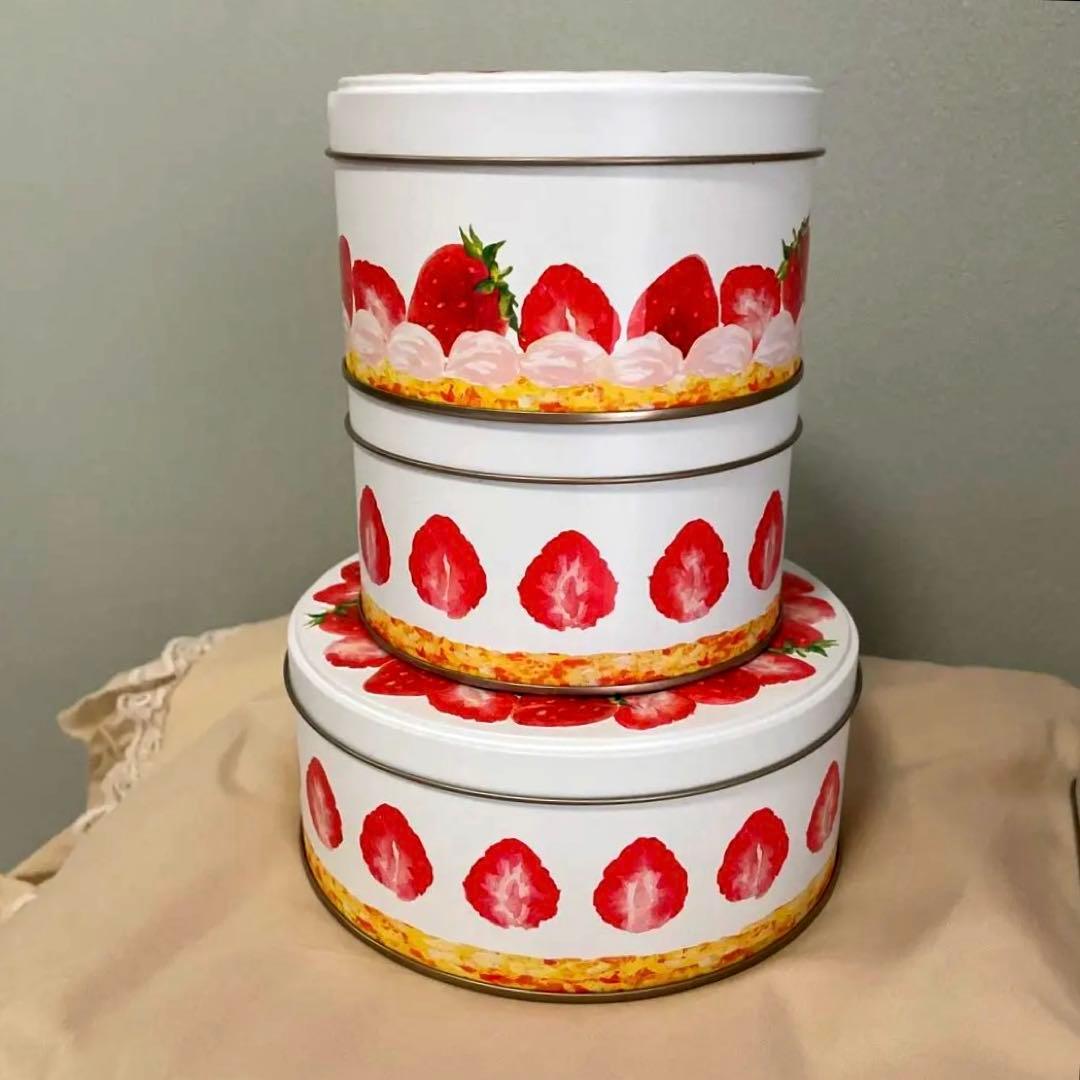 新品 メリーチョコレート スイーツビュッフェ 缶 4点 セット お菓子無し