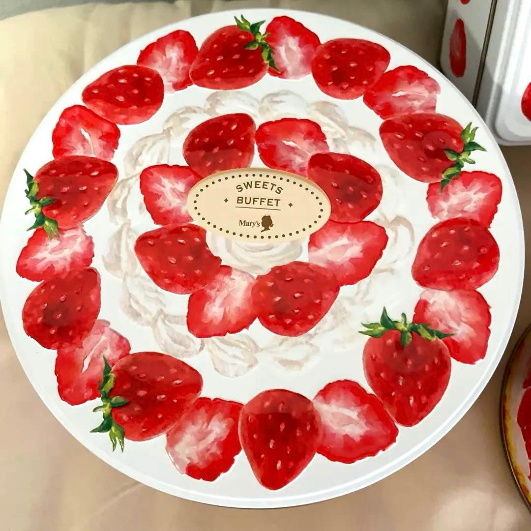 新品 メリーチョコレート スイーツビュッフェ 缶 4点 セット お菓子無し