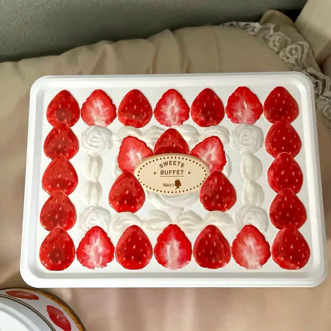 新品 メリーチョコレート スイーツビュッフェ 缶 4点 セット お菓子無し