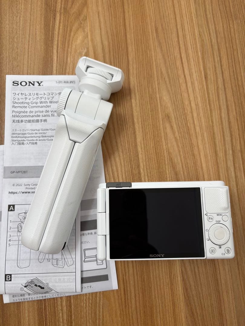 美品!!SONY ミラーレスカメラ ホワイト/新品バッテリー