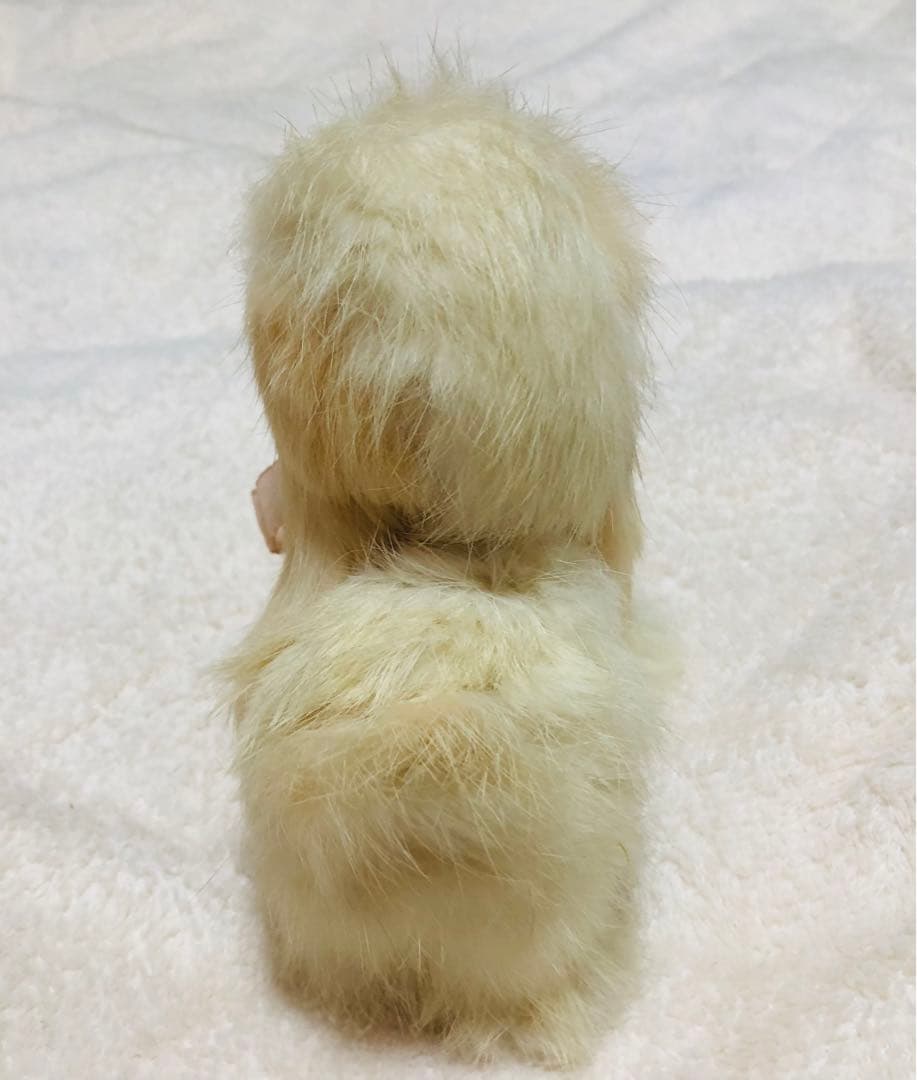 昭和レトロ　犬　ラビットファー　リアファー シーズー　ぬいぐるみ　置物