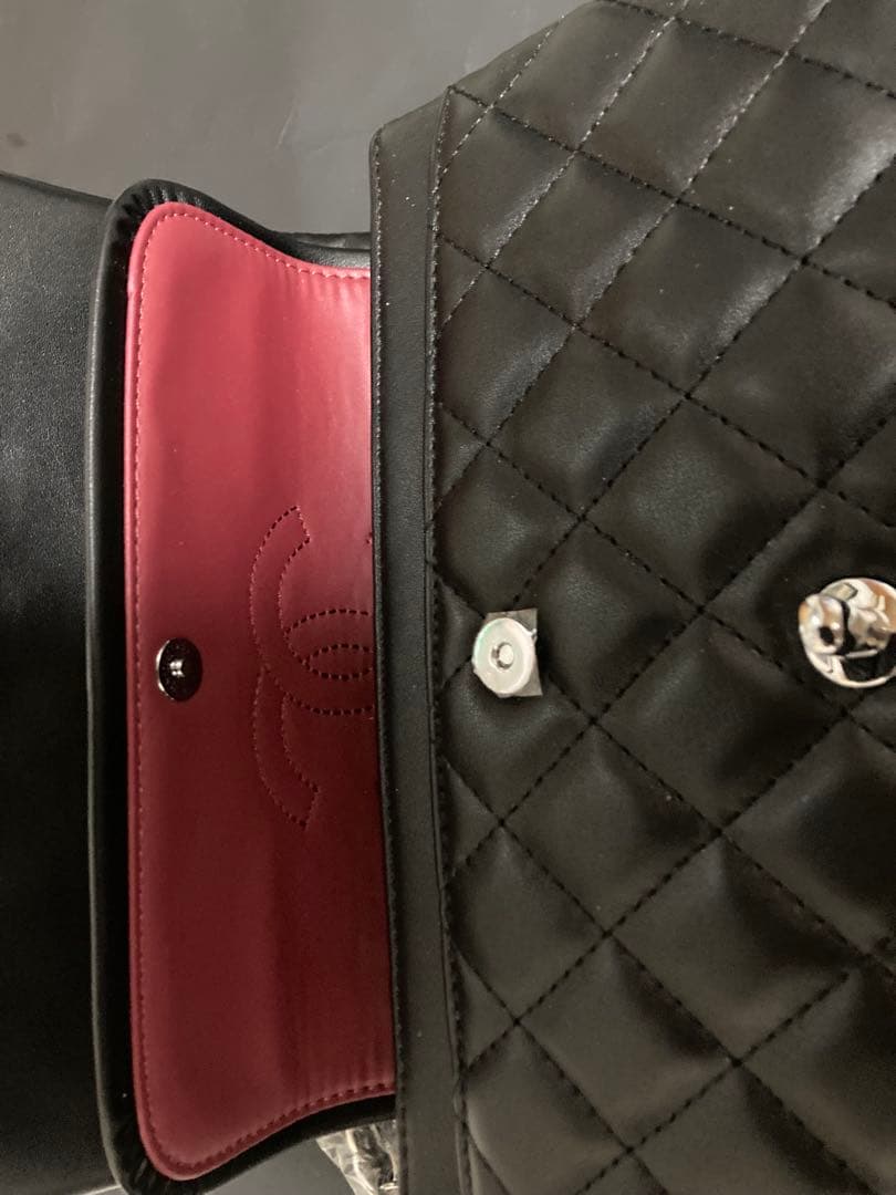CHANEL ノベルティ　Wフラップ　チェーンショルダーバッグ　ハンドバッグ