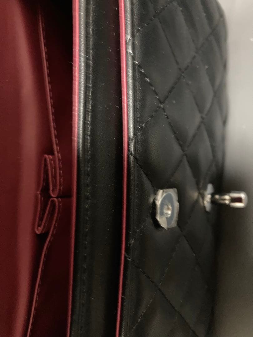 CHANEL ノベルティ　Wフラップ　チェーンショルダーバッグ　ハンドバッグ