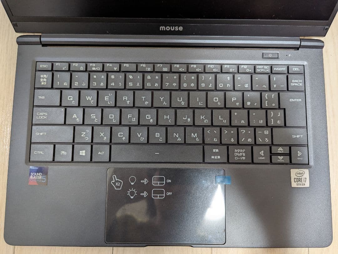 【故障品】mouse X4-i7/Core i7-10510U /メモリ16GB