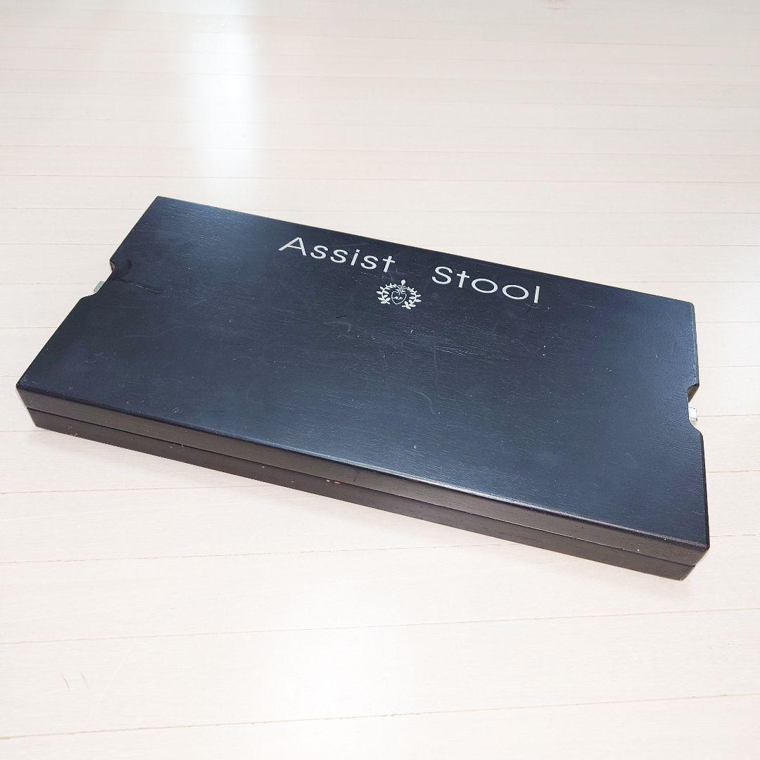 アシストスツール ピアノ 足台 Assist Stool 黒 木製