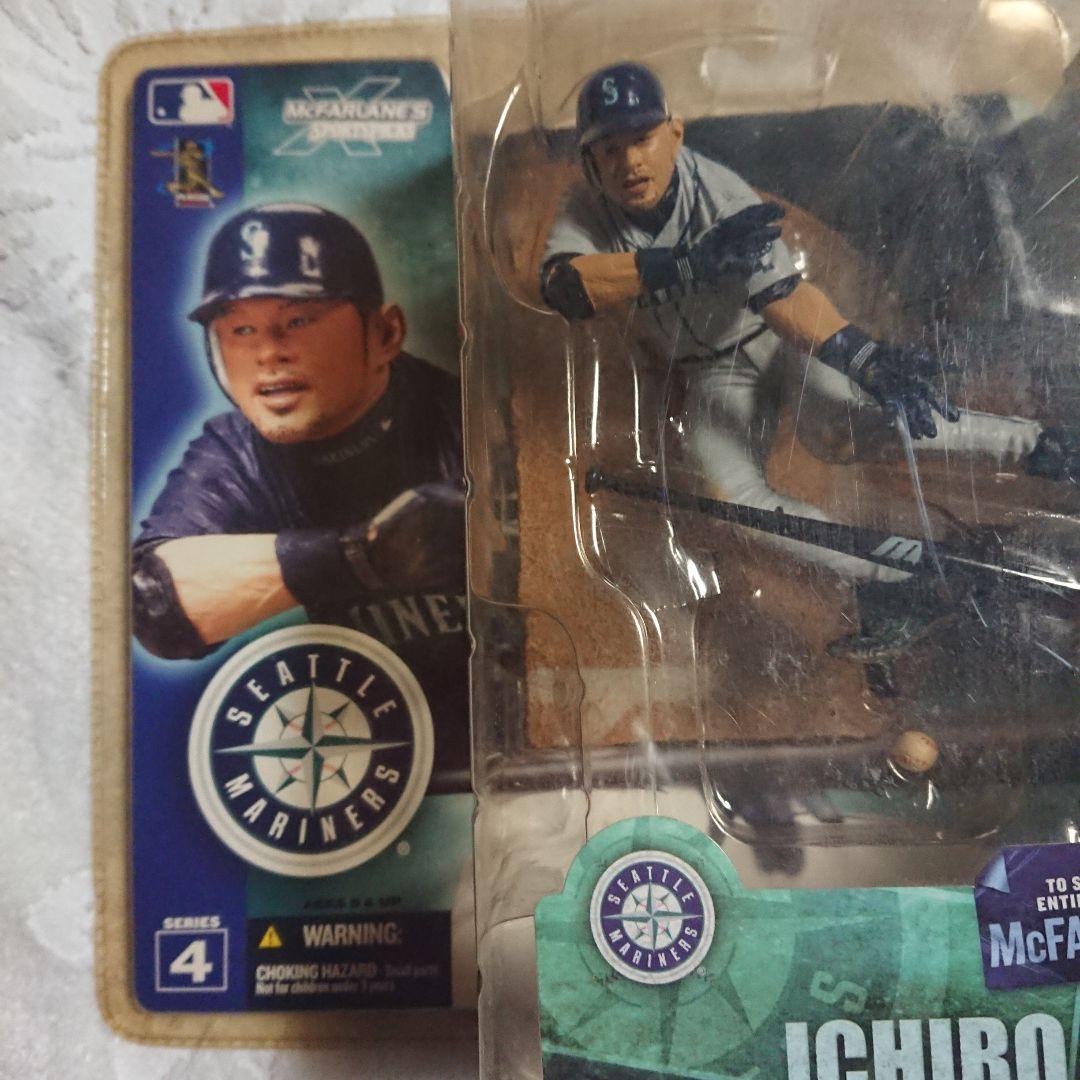 17】マクファーレン MLB シリーズ 4 イチロー バント フィギュア：グレー