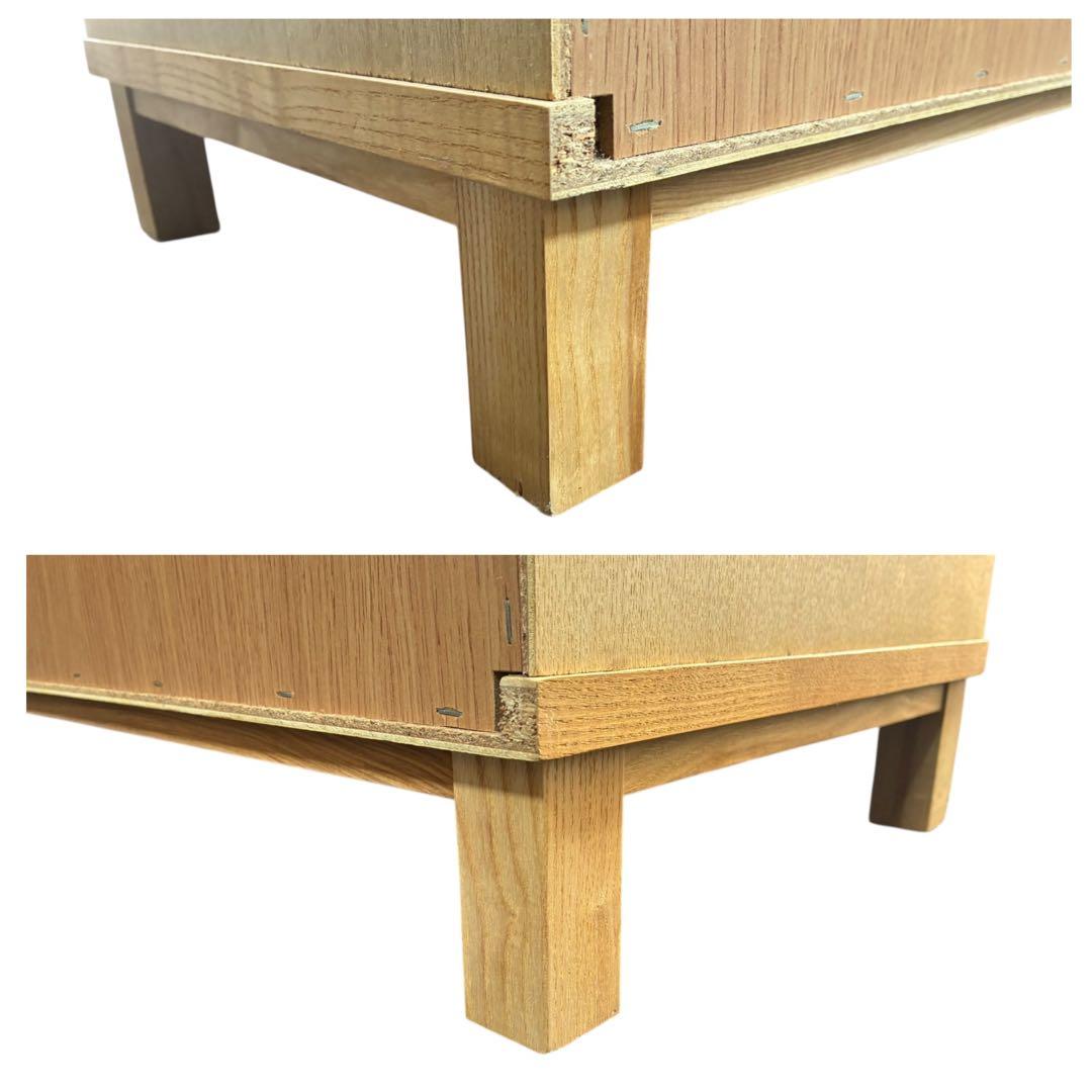 【美品】無印良品 MUJI タモ材 木製収納 本棚 書棚 7段 ブックシェルフ