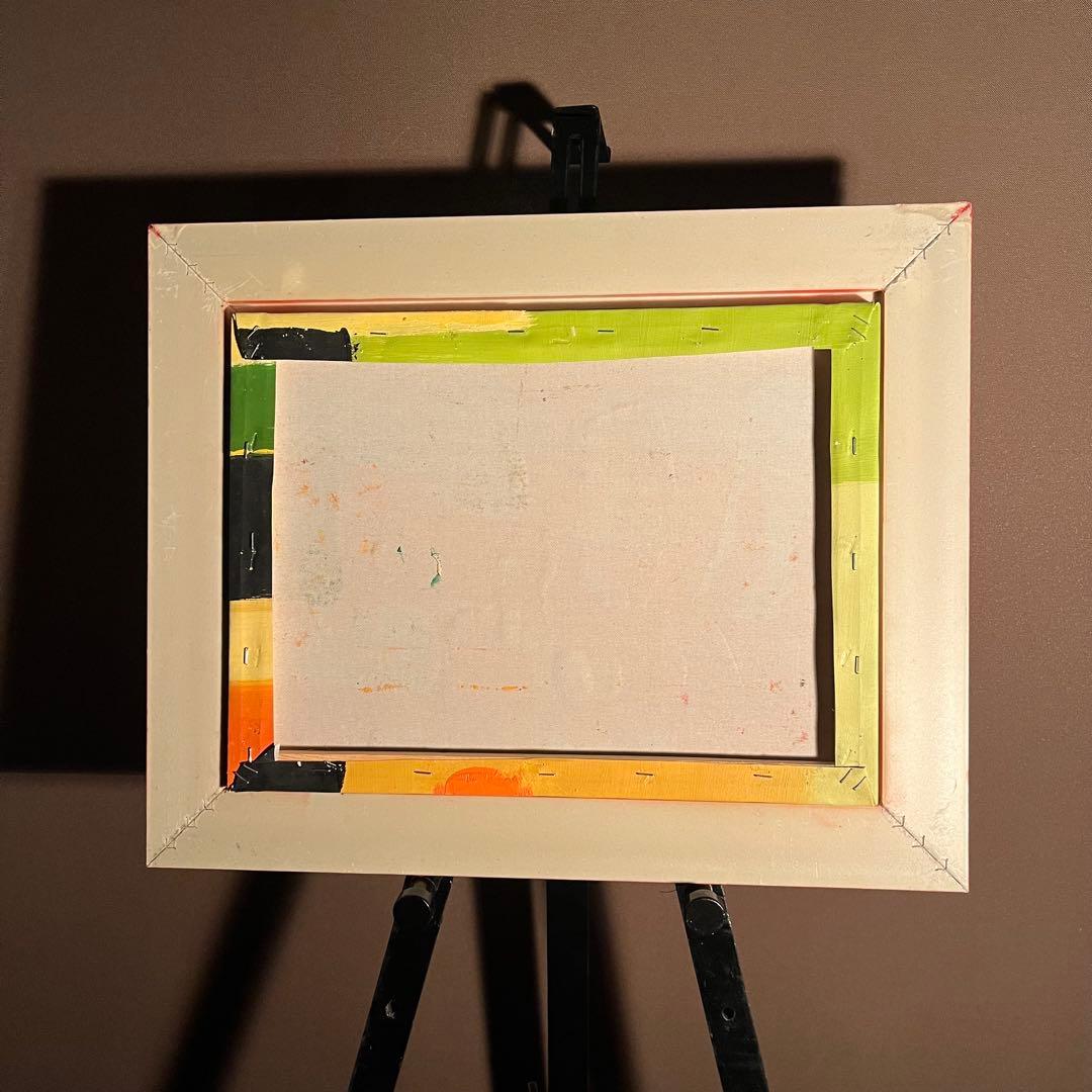 手書き油絵 ウォールアート 額付 肉筆絵画 インテリア 油彩画