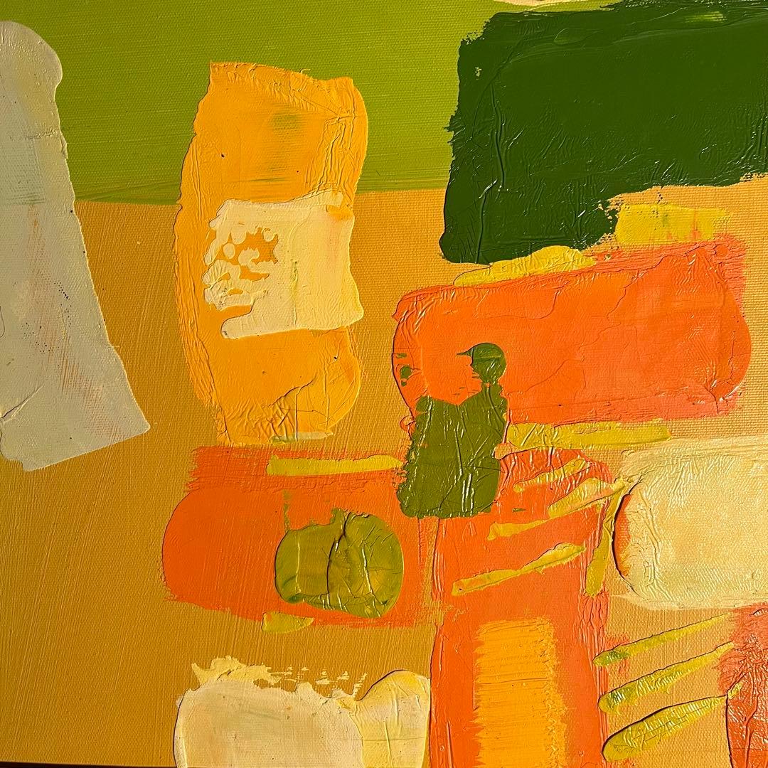 手書き油絵 ウォールアート 額付 肉筆絵画 インテリア 油彩画