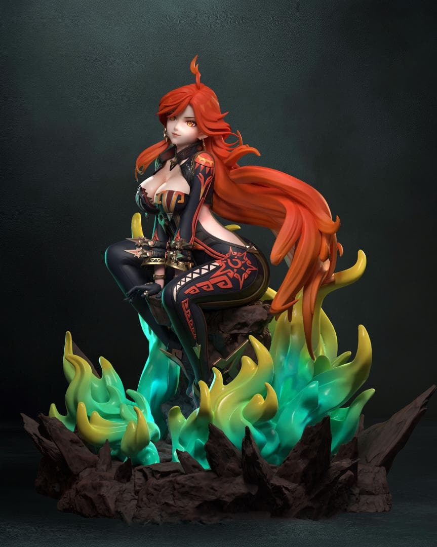 1/8　未塗装 未組立　フィギュア　ガレージキット　マーヴィカ　原神