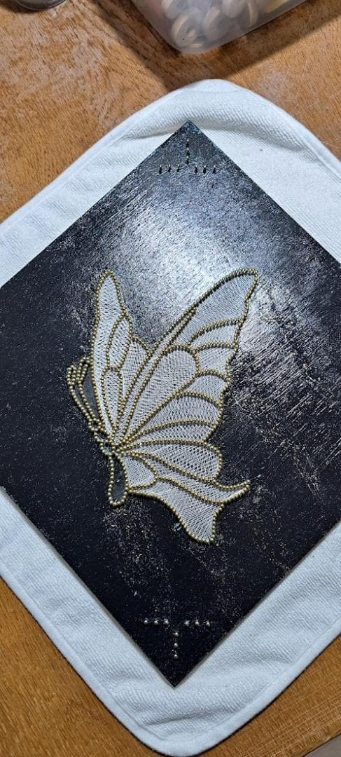 ストリングアート（　蝶　）