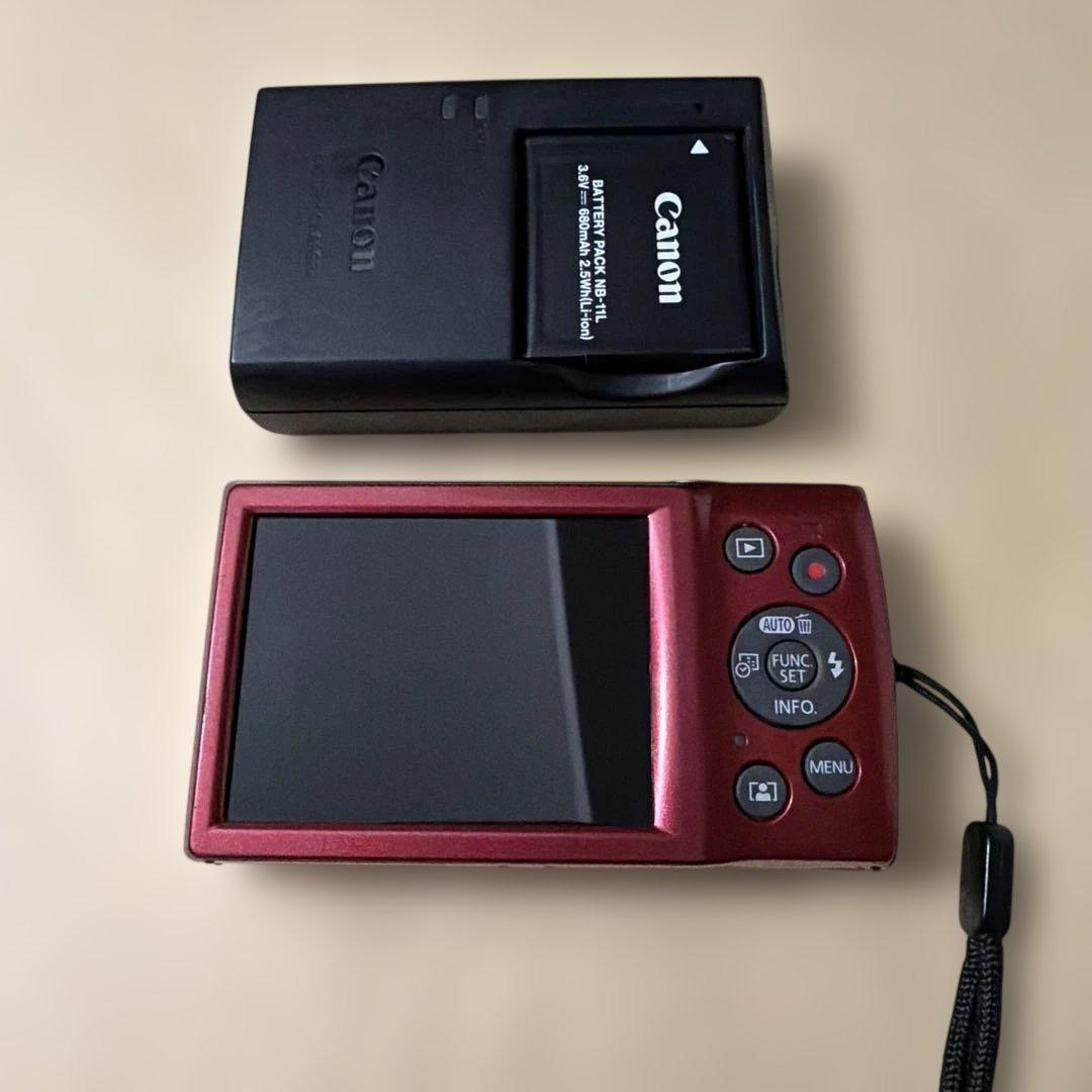 Canon IXY200デジタルカメラ デジカメ カメラ 赤
