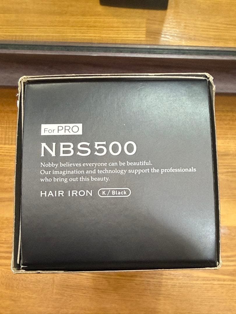 Nobby NBS500 ストレートヘアアイロン ブラック