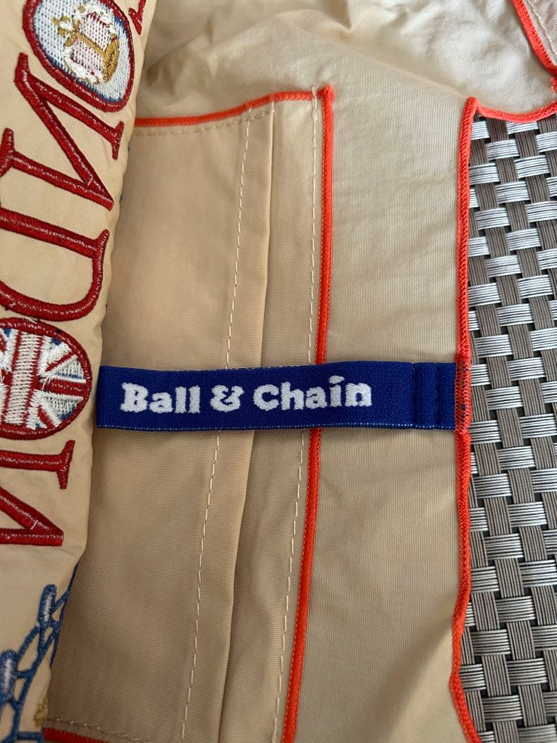 ニキヤボールアンドチェーンChacott ロンドン刺繍エコバッグ　Lサイズ