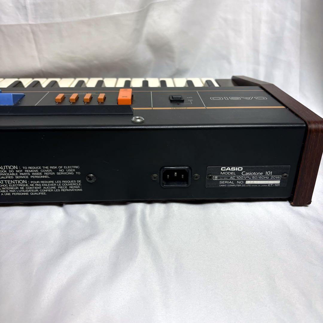 【希少・美品】CASIO CT-101 シンセサイザー 80’s