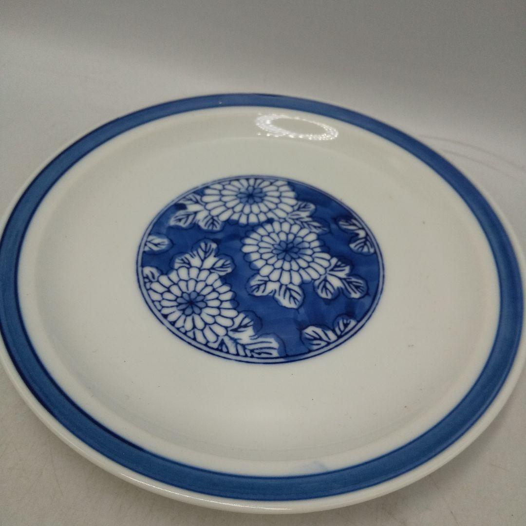 鍋島焼　眞祥窯　中皿　5枚　陶器　丸皿　花柄　飲食店　和食器