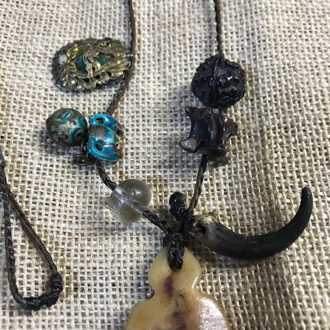 カパラ　カパーラ　ペンダント　僧骨　頭蓋骨　スカル　チベット　チベタン