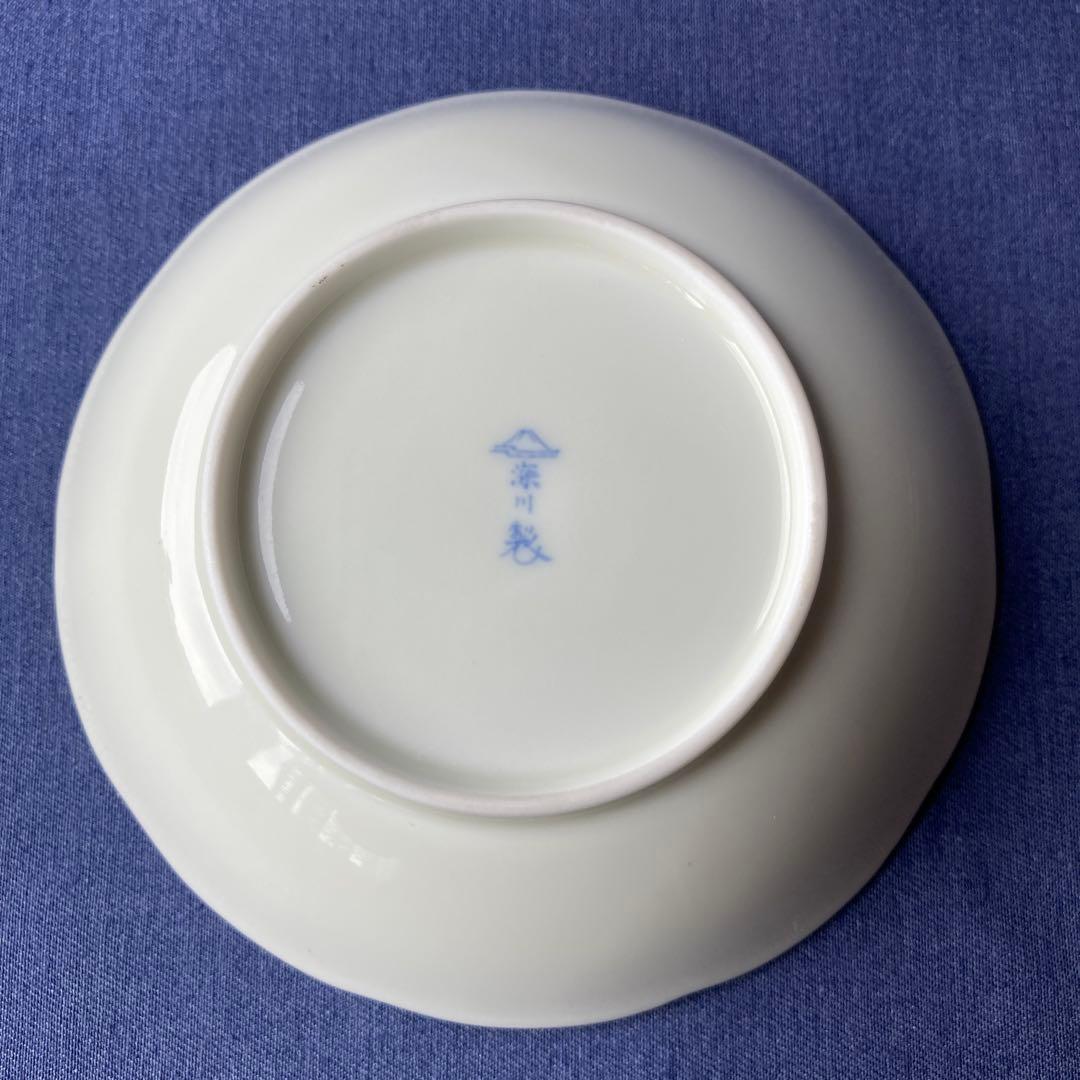 深川製磁　染付芙蓉手　VOC 平皿　深鉢