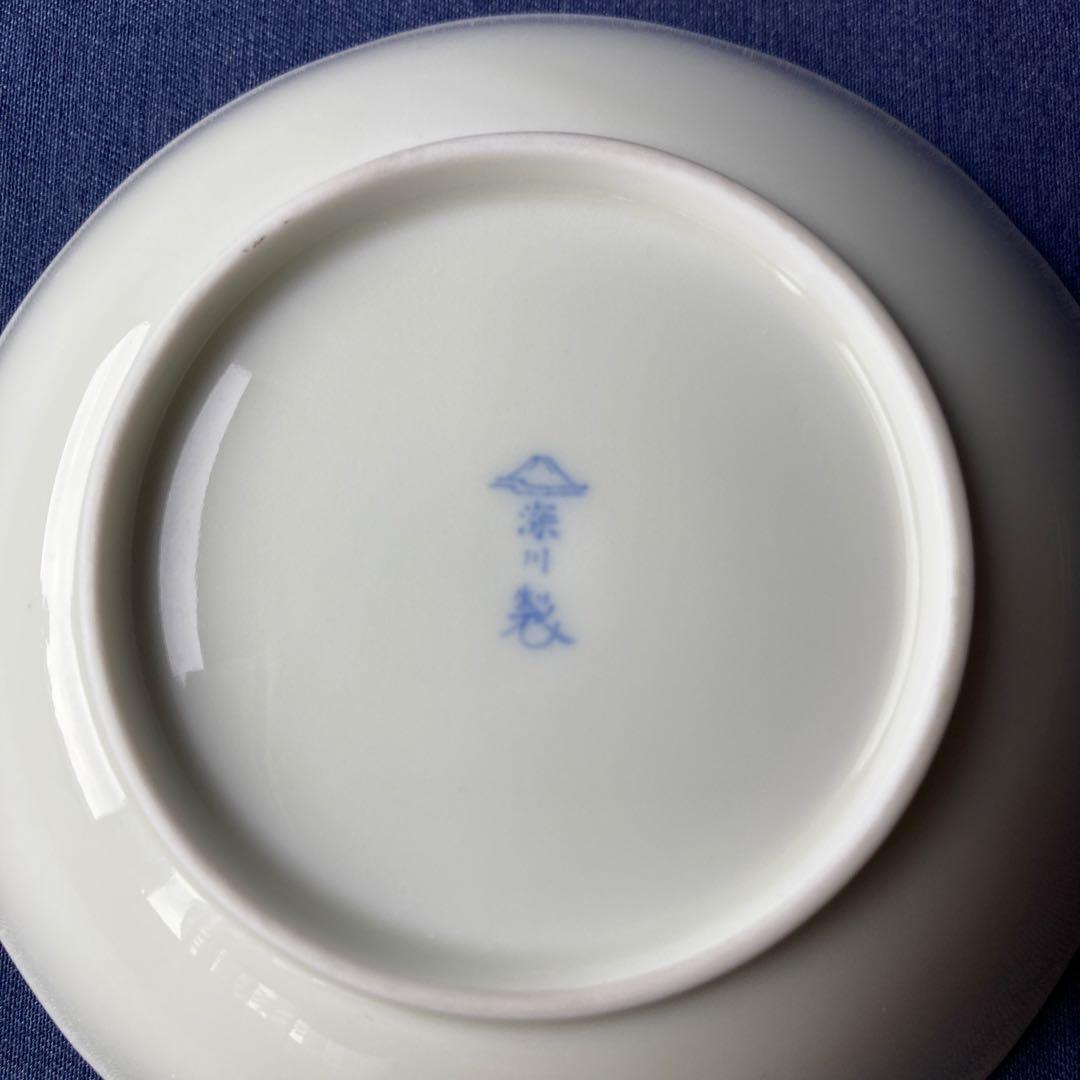 深川製磁　染付芙蓉手　VOC 平皿　深鉢