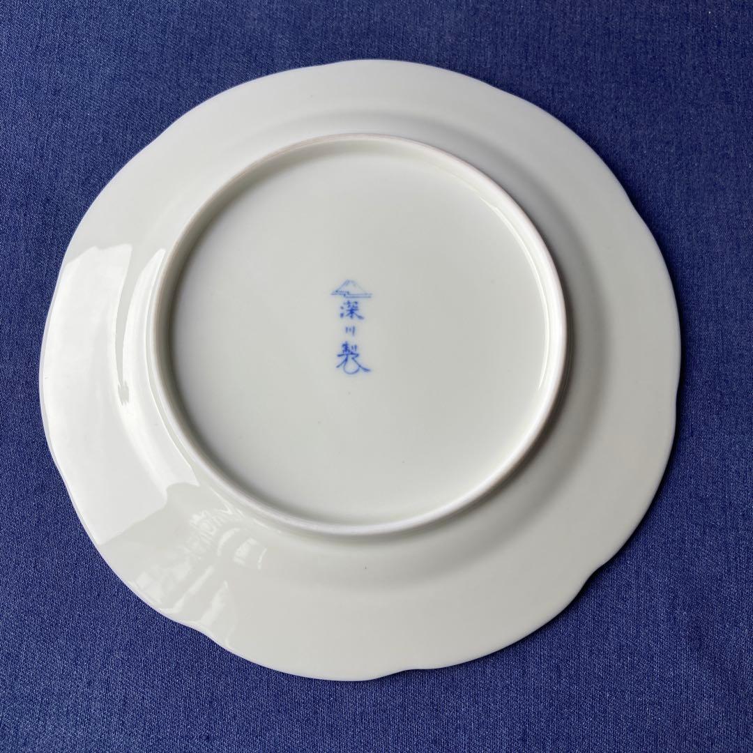 深川製磁　染付芙蓉手　VOC 平皿　深鉢