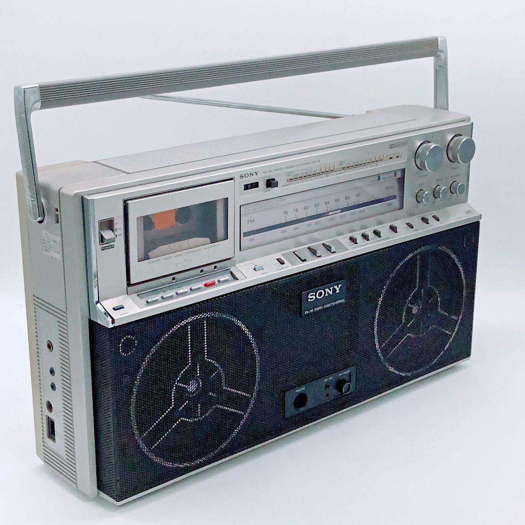 希少 名機 SONY CFS-F5 l XYZ 高級ラジカセ 動作品