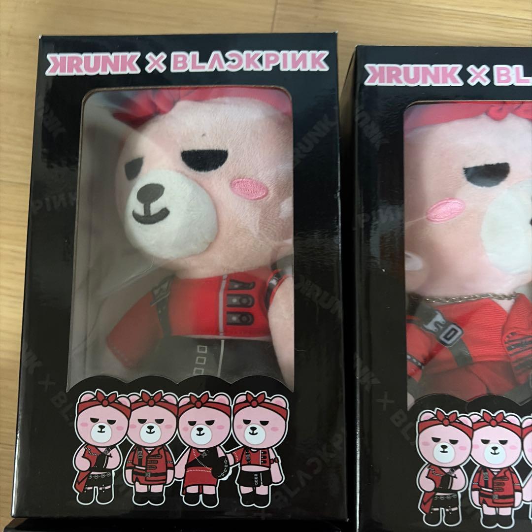 新品未使用KRUNK x BLACKPINK ぬいぐるみ4体セット