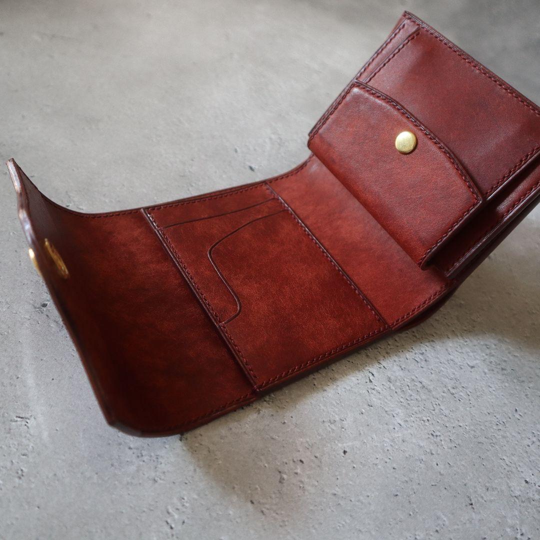 【受注制作】三つ折り財布　Rondine　フルハンドメイド