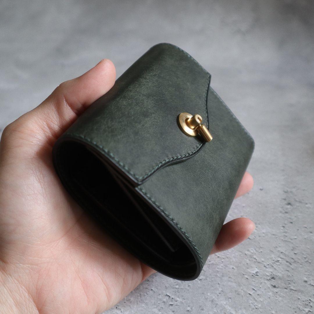 【受注制作】三つ折り財布　Rondine　フルハンドメイド