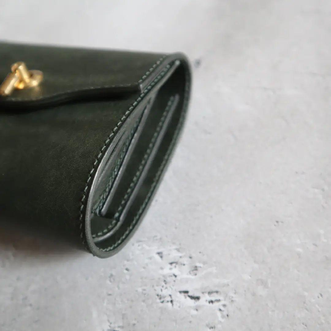 【受注制作】三つ折り財布　Rondine　フルハンドメイド