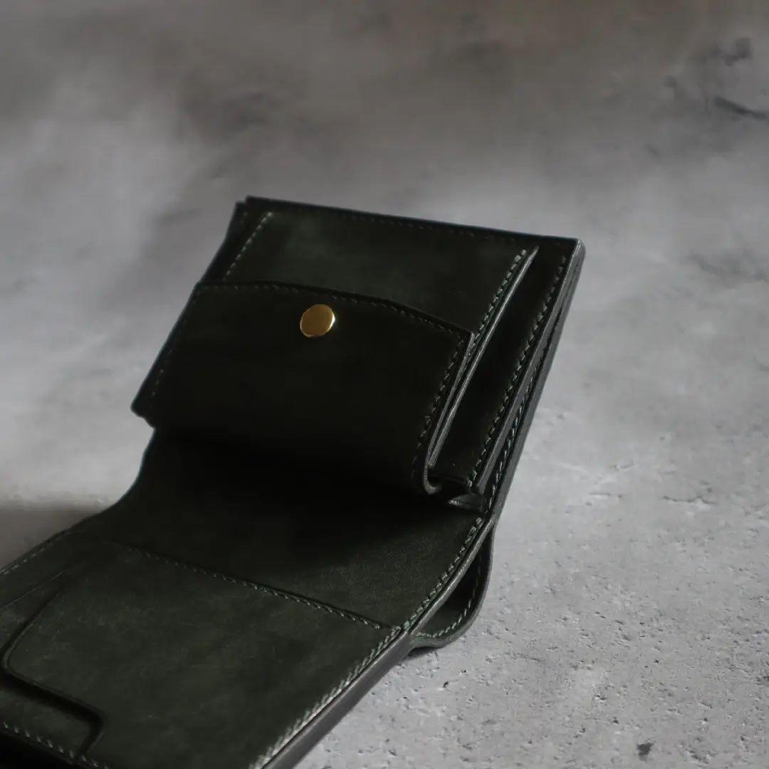 【受注制作】三つ折り財布　Rondine　フルハンドメイド