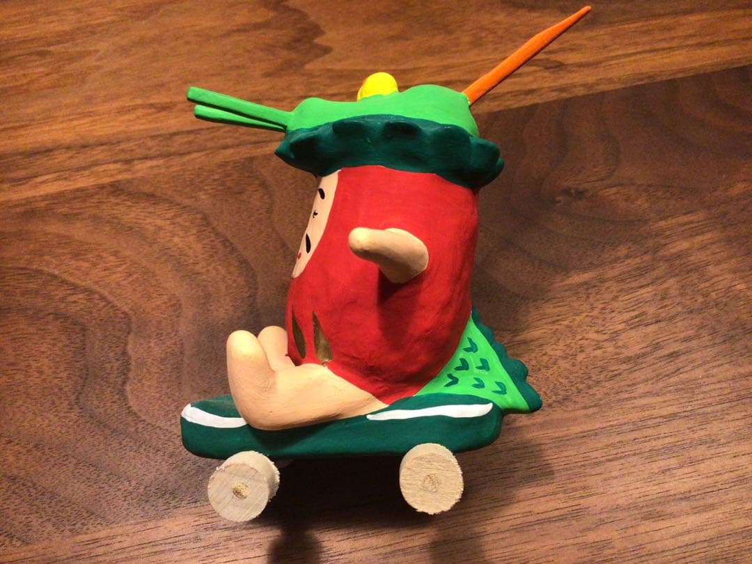 スケボーダルマ　干支　辰　タツ　寿印