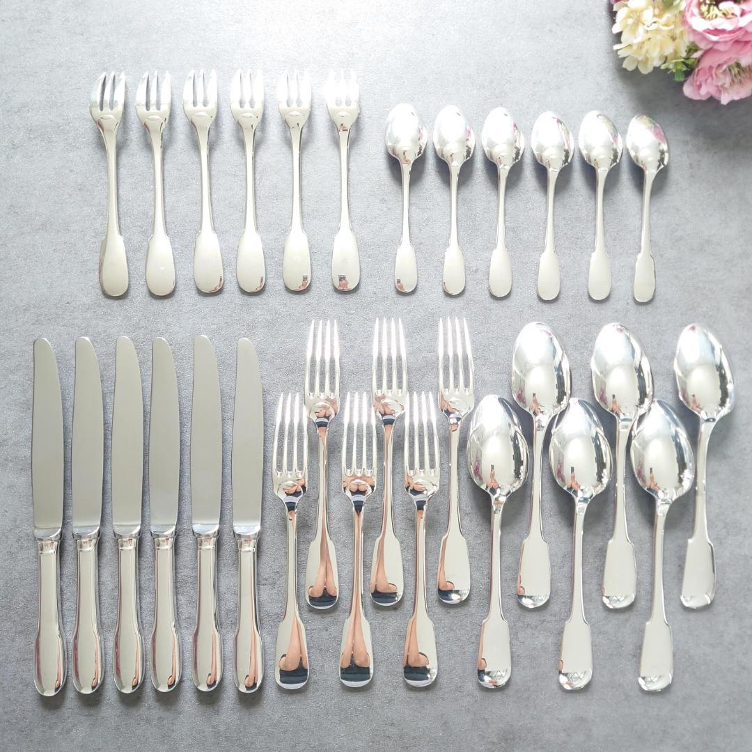 希少 美品 クリストフル クリュニー スタンダード含む 30点 箱付き