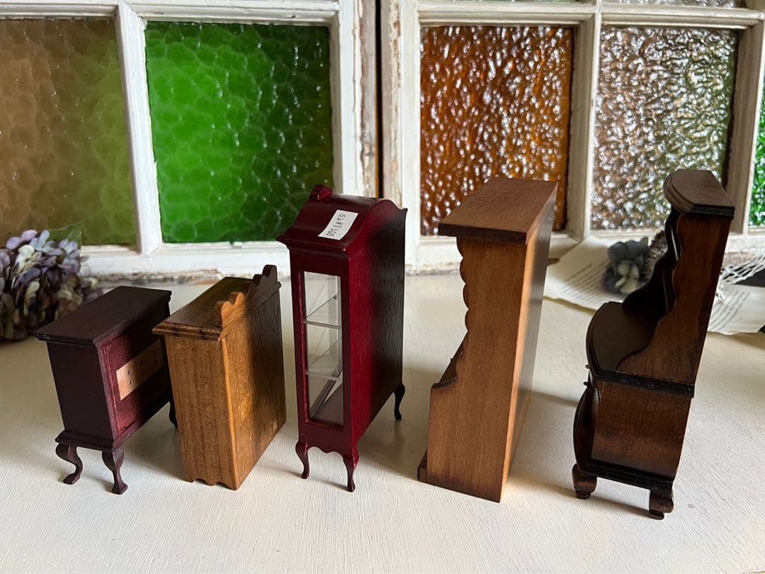 ミニチュア ドールハウス 猫脚 アンティーク 家具 セット インテリア