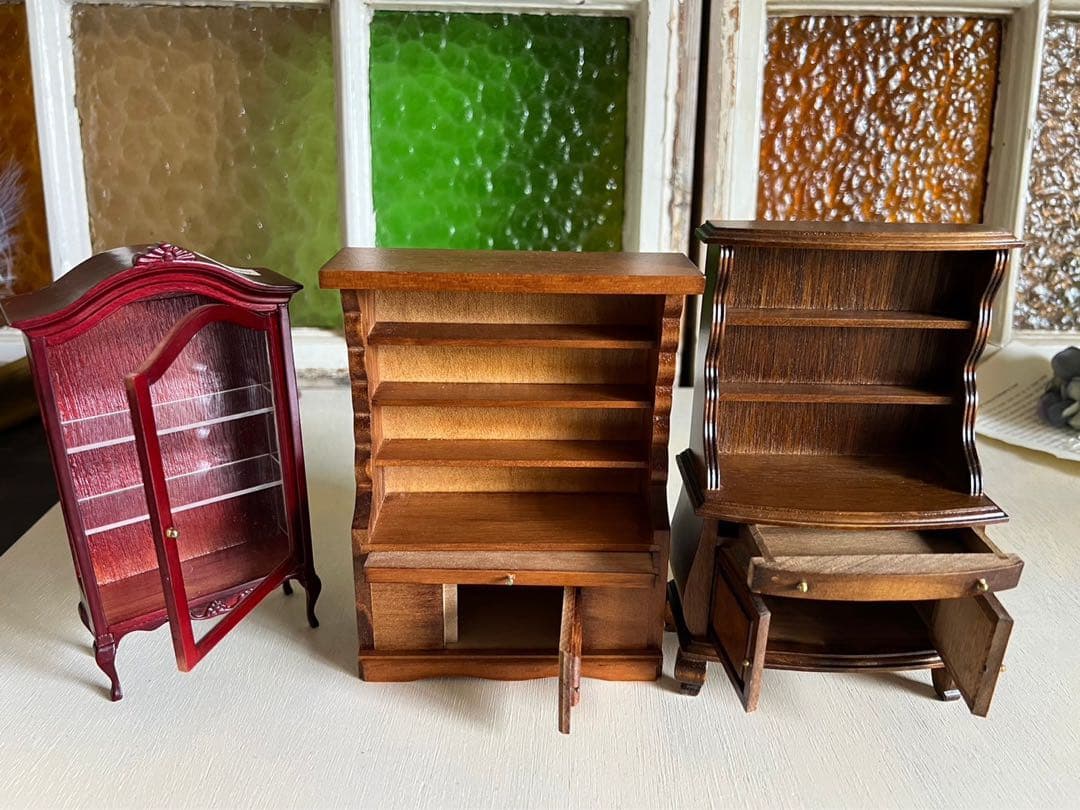 ミニチュア ドールハウス 猫脚 アンティーク 家具 セット インテリア