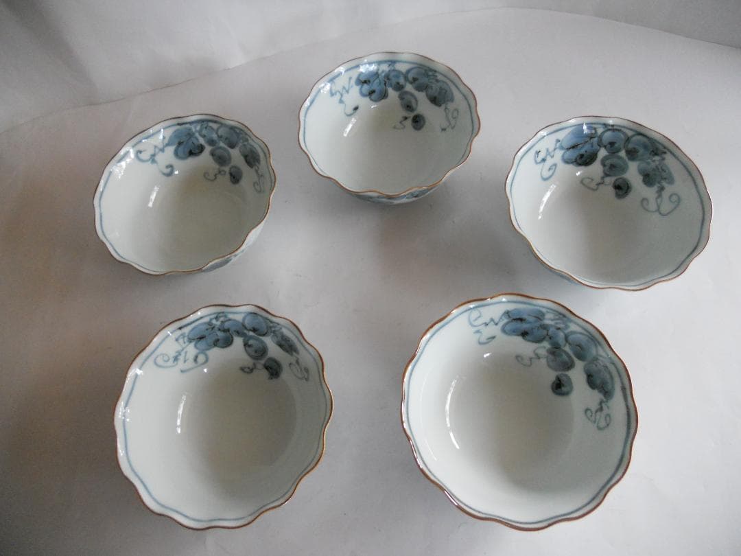 波佐見焼 幸祥窯　肥前 有田焼 伊万里 小鉢揃 ５客セット 新品 未使用 です。