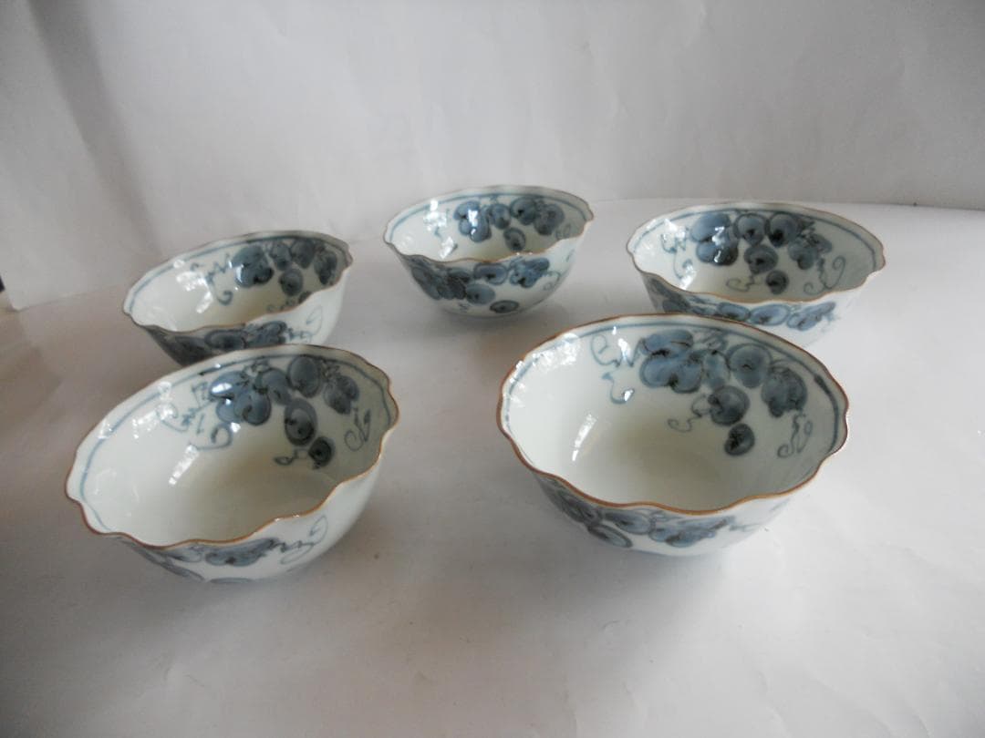 波佐見焼 幸祥窯　肥前 有田焼 伊万里 小鉢揃 ５客セット 新品 未使用 です。