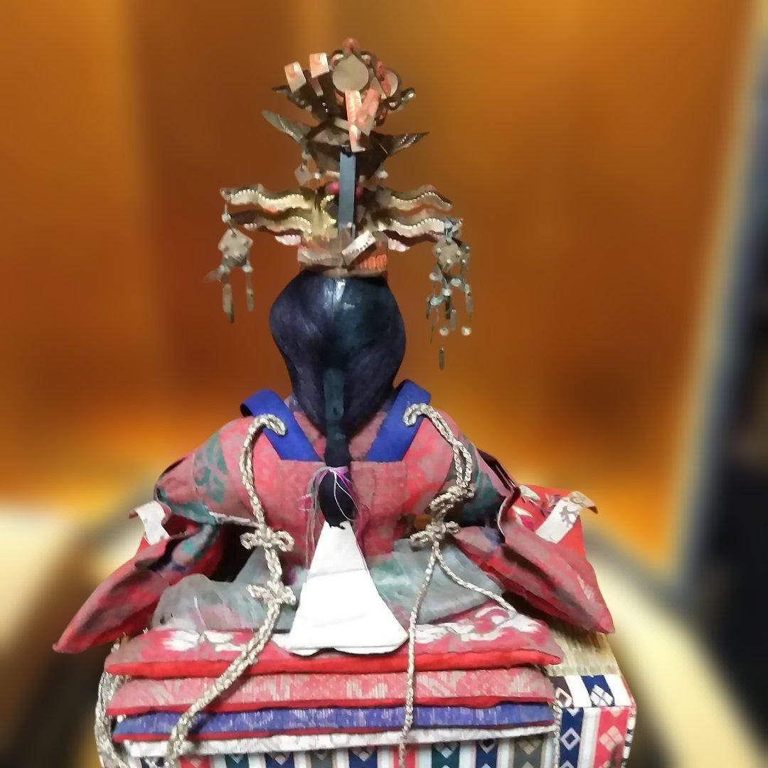 古い雛人形　古い親王飾り