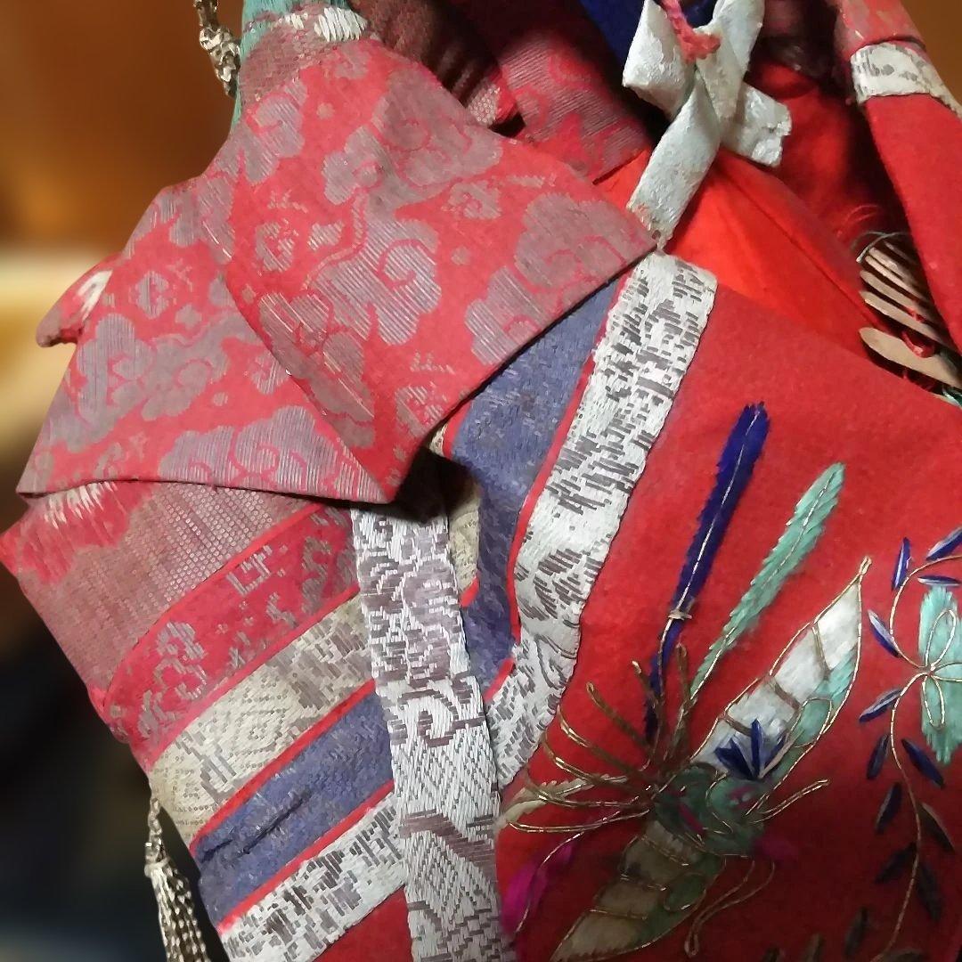 古い雛人形　古い親王飾り