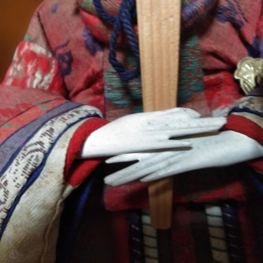 古い雛人形　古い親王飾り