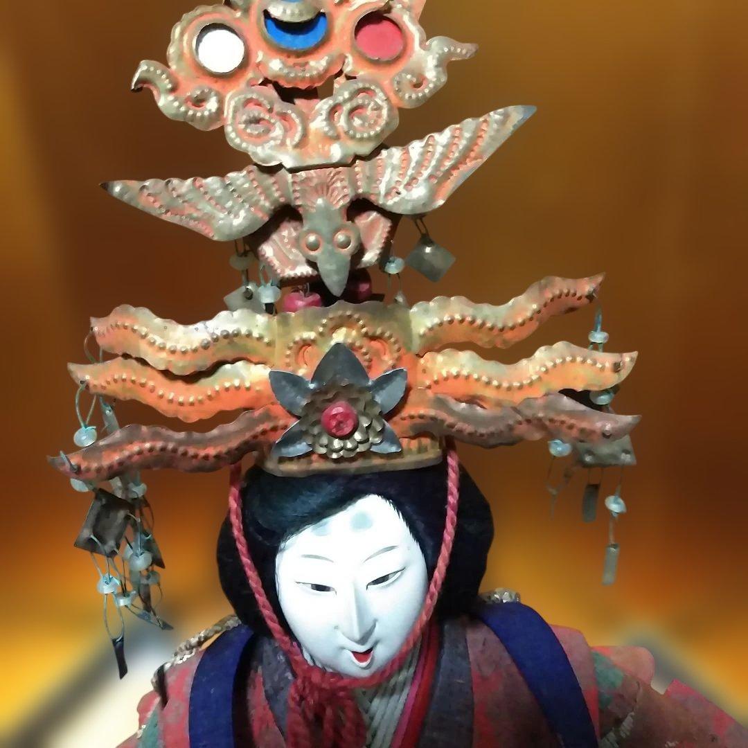古い雛人形　古い親王飾り