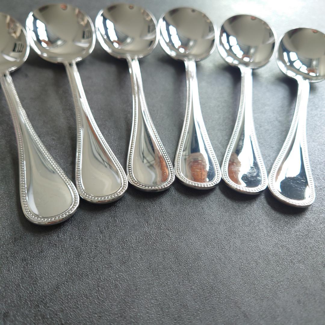 希少 美品 クリストフル パール コンソメスプーン 12点